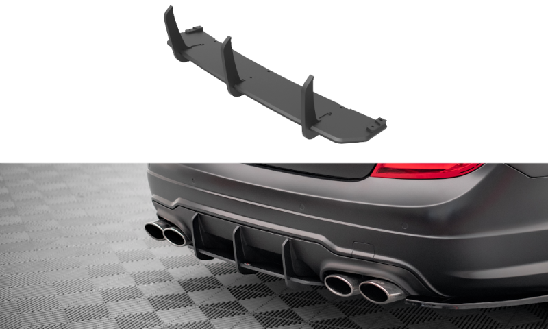 Maxton Street Pro Heckschürze für Mercedes-Benz C Coupe AMG-Line C204 MEC204FAMGLINECCNC-RS1B