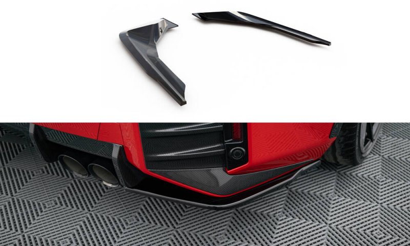 Maxton Heck Ansatz Flaps Diffusor BMW M2 M-Performance G87 schwarz Hochglanz BM-M2-G87-MP-RSD1-G
