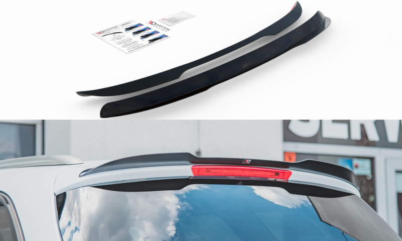 Maxton Spoiler CAP für Ford Mondeo Kombi Mk5 Facelift schwarz Hochglanz FO-MO-5F-ES-CAP1-G