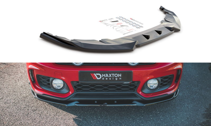 Maxton Front Ansatz V.1 für Mini Countryman Mk2 F60 JCW schwarz Hochglanz MC-CO-2-JCW-FD1-G