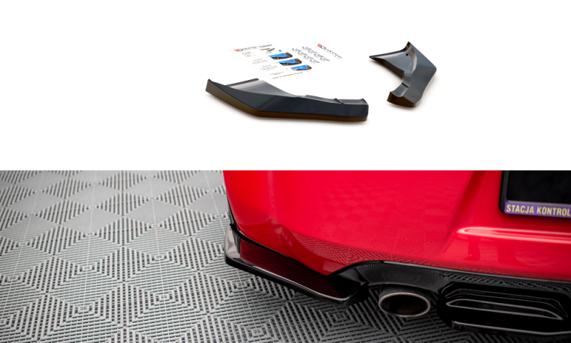Maxton Heck Ansatz Flaps Diffusor V.2 für Nissan 370Z  schwarz Hochglanz NI-370F-RSD1-G