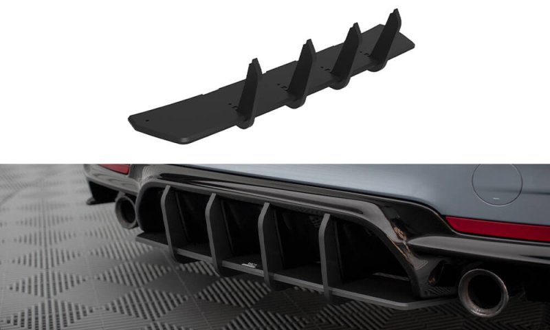 Maxton Street Pro Heckschürze V.1 BMW 4er35 Coupe M-Paket F32 BM4F32MPACKCNC-RS2B