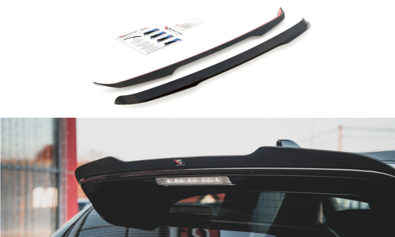 Maxton Spoiler CAP für Toyota GR Yaris Mk4 schwarz Hochglanz TO-YA-4-GR4-CAP1-G
