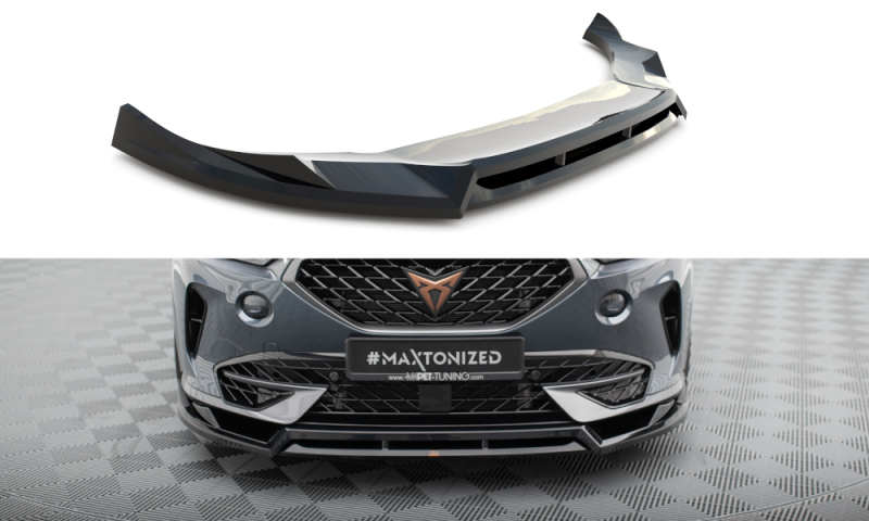 Maxton Front Ansatz V.4 Cupra Formentor Mk1 schwarz Hochglanz CU-FO-1-FD4G+FD4R-G