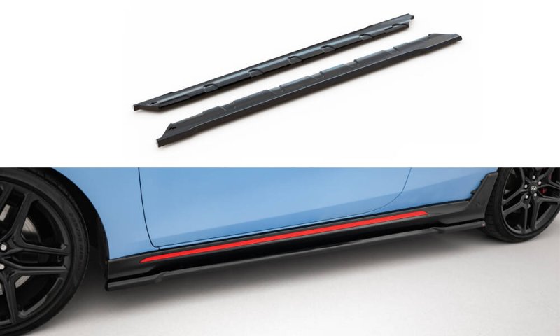 Maxton Seitenschweller Ansatz Hyundai Veloster N Mk2 schwarz Hochglanz HY-VE-2-N-SD1-G