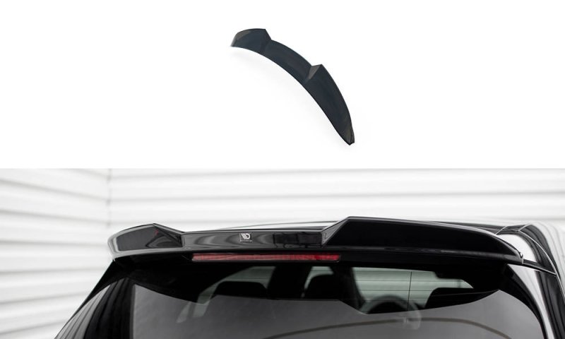 Maxton Spoiler CAP Abrisskante 3D Mercedes-Benz A AMG-Line W176 Facelift schwarz Hochglanz ME-A-176F-AMGLINE-CAP1-G