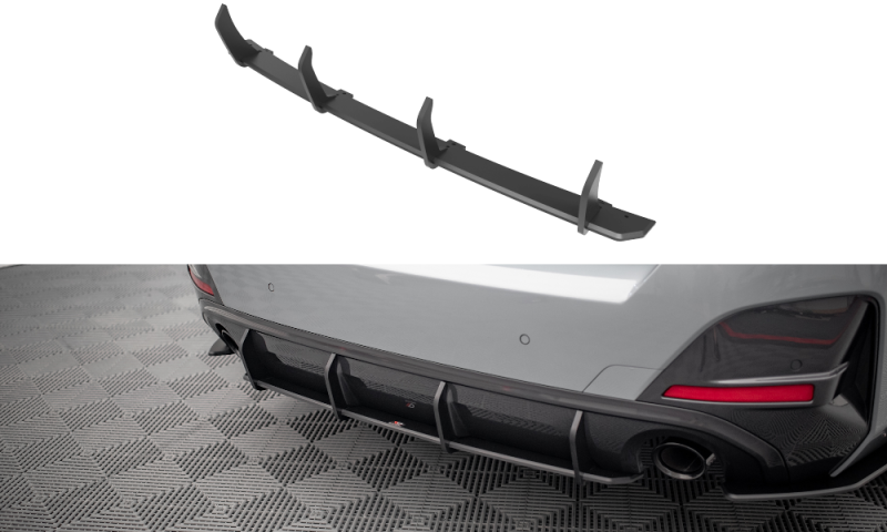 Maxton Street Pro Heckschürze für BMW 4er Gran Coupe M-Paket G26 BM4G26MPACKGCCNC-RS1B