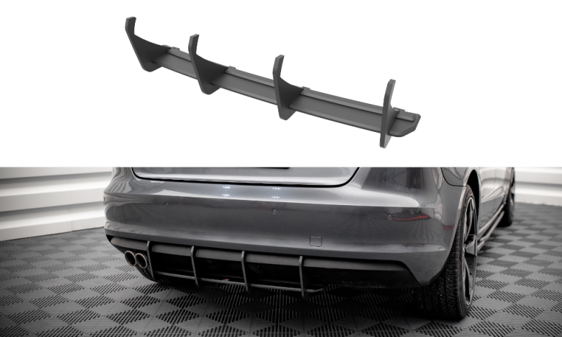 Maxton Street Pro Heckschürze für Audi A3 Sportback 8V AUA38VCNC-RS1B