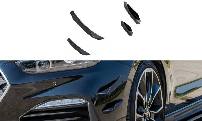 Maxton Stoßstangenflügel vorne (Canards) Hyundai I30 N Mk3 HY-I30-3-N-CAN1