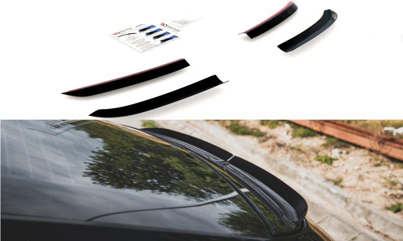 Maxton Spoiler CAP für Porsche Panamera Turbo 970 Facelift schwarz Hochglanz PO-PA-970-T-CAP1-G