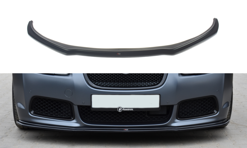 Maxton Front Ansatz V.1 für JAGUAR XF- R schwarz Hochglanz JA-XFR-1-FD1-G