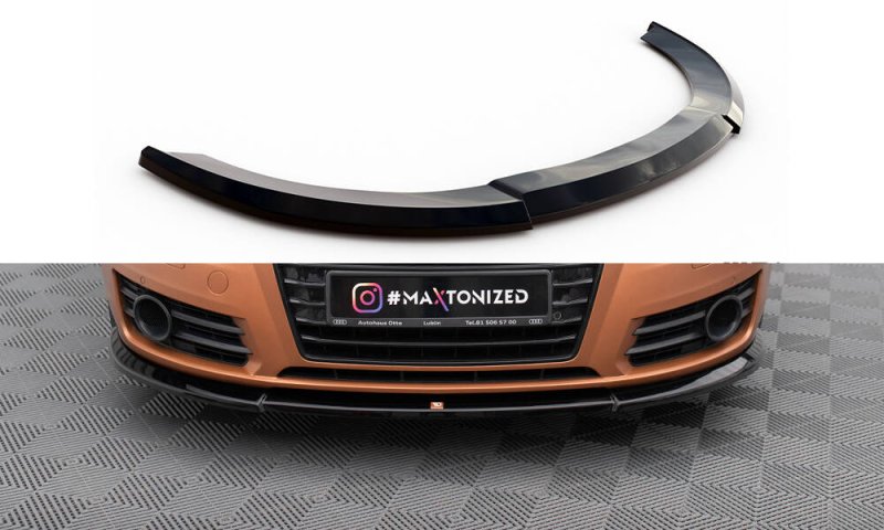 Maxton Front Ansatz V.1 Audi A7 C7 schwarz Hochglanz AU-A7-C7-FD1-G