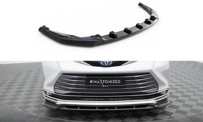 Maxton Front Ansatz Toyota Sienna Mk4 schwarz Hochglanz TO-SI-4-FD1-G