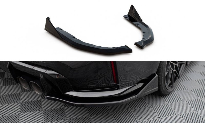 Maxton Heck Ansatz Flaps Diffusor V.3 CSL Look BMW M3 Limousine / Touring G80 / G81 schwarz Hochglanz BM-3-G80-M-RSD4-G