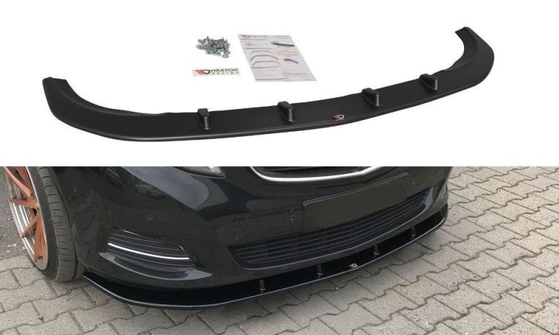 Maxton Front Ansatz für v.2 Mercedes V-Klasse W447 schwarz Hochglanz ME-V-447-FD2-G