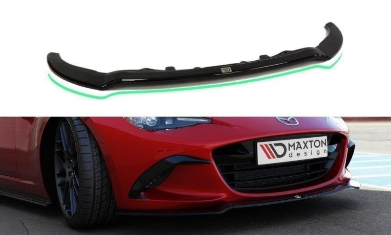 Maxton Front Ansatz für v.2 Mazda MX-5 IV schwarz Hochglanz MA-MX5-4-FD2-G