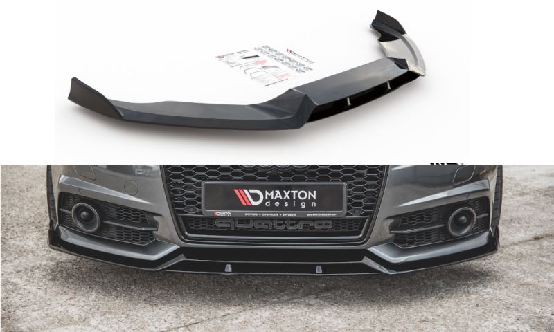 Maxton Front Ansatz für Audi S6 / A6 S-Line C7 FL  AU-S6-C7F-FFD1