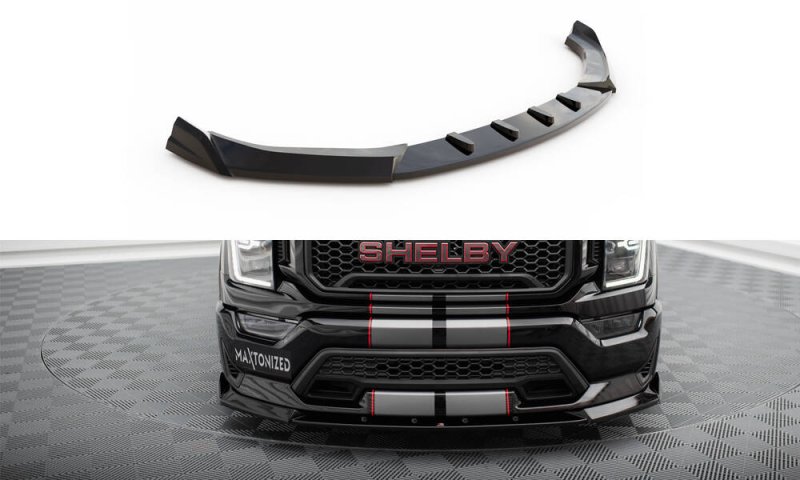 Maxton Front Ansatz Shelby F150 Super Snake schwarz Hochglanz SH-F150-SS-FD1-G