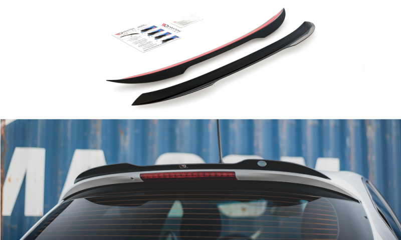 Maxton Spoiler CAP für Alfa Romeo Giulietta Facelift schwarz Hochglanz AL-GU-1F-CAP1-G