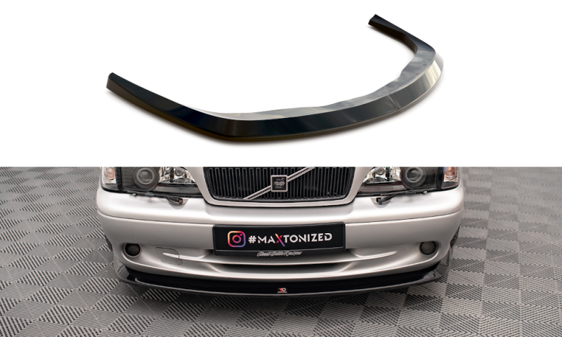 Maxton Front Ansatz V.1 für Volvo C70 Mk1 schwarz Hochglanz VO-C70-1-FD1-G