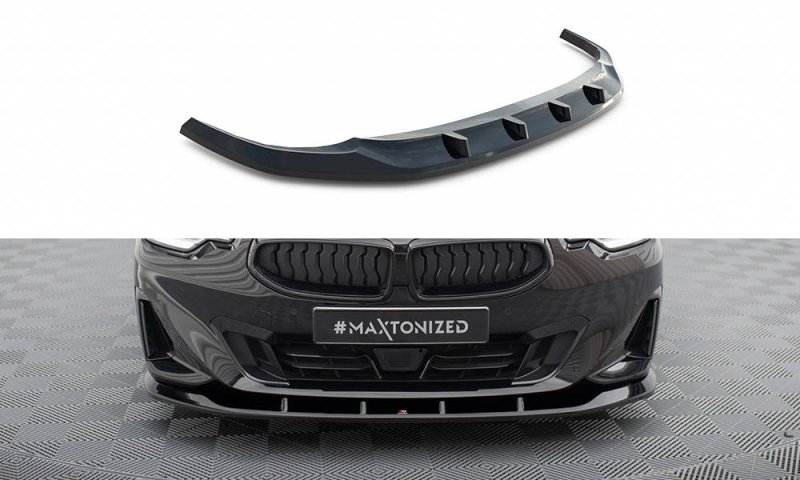 Maxton Front Ansatz V.1 BMW 2 Coupe G42 schwarz Hochglanz BM-2-G42-FD1-G