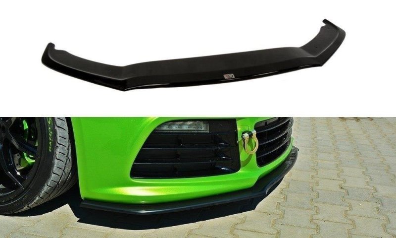 Maxton Front Ansatz für VW SCIROCCO R ver2 schwarz Hochglanz VW-SC-3-R-FD2-G