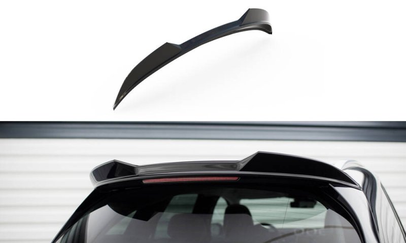 Maxton Spoiler CAP Abrisskante 3D Mercedes-Benz GLC AMG-Line X254 schwarz Hochglanz ME-GLC-X254-AMGLINE-CAP3D1-G