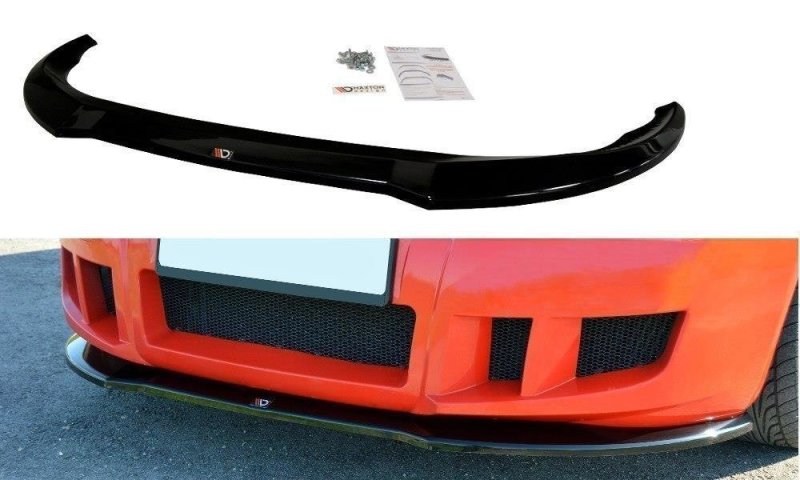 Maxton Front Ansatz für FIAT STILO Schumacher ED schwarz Hochglanz FI-ST-1-SCH-FD1-G