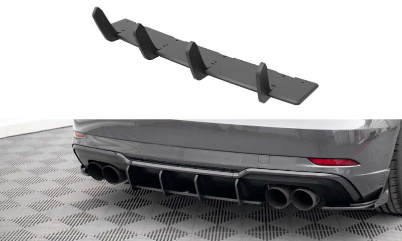 Maxton Street Pro Heckschürze für Audi S3 Sportback 8V Facelift AUS33FSBCNC-RS1B