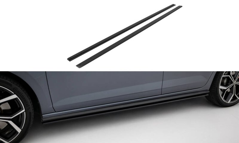 Maxton Street Pro Seitenschweller Ansatz VW Polo AW GTI Facelift VWPO6FGTICNC-SD1B
