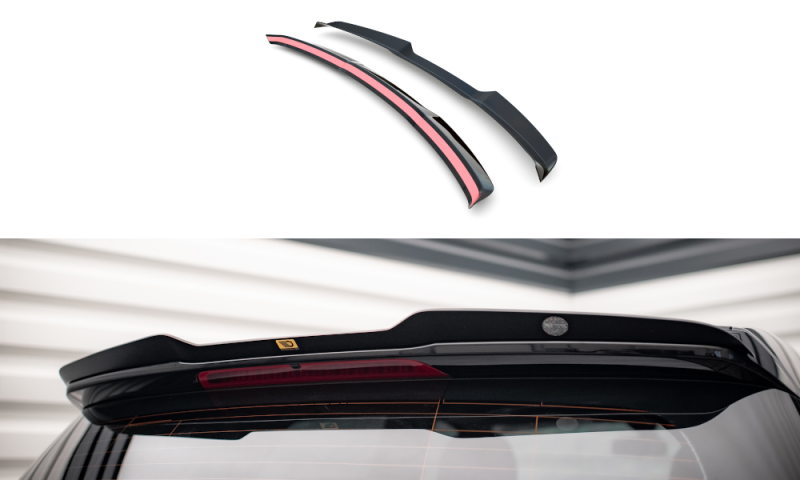 Maxton Spoiler CAP für Mercedes-Benz B W246 Facelift schwarz Hochglanz ME-B-246F-CAP1-G