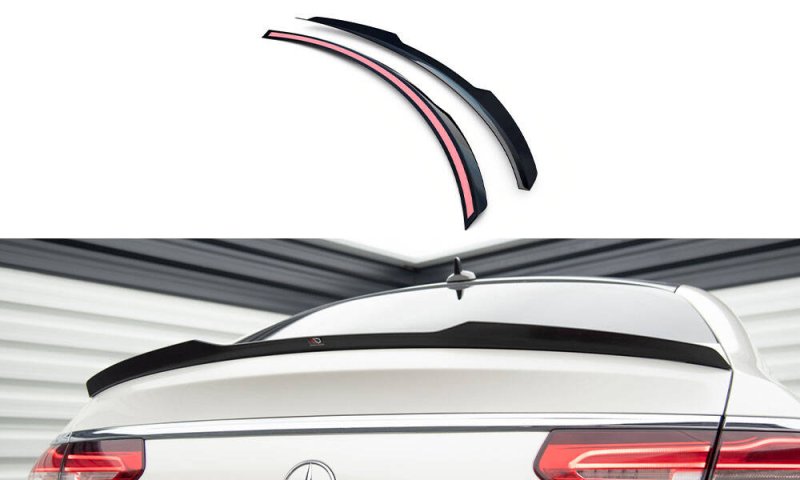 Maxton Spoiler CAP Abrisskante Mercedes-Benz GLE Coupe 43 AMG / AMG-Line C292 schwarz Hochglanz ME-GLE-C292-AMGLINE-CAP1-G