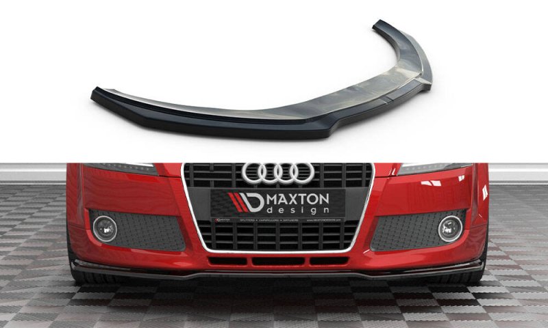 Maxton Front Ansatz V.2 Audi TT 8J schwarz Hochglanz AU-TT-2-FD2-G