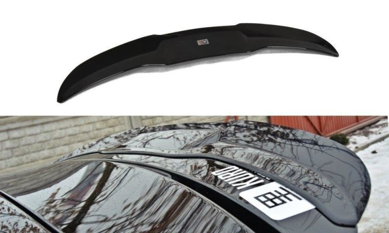 Maxton Spoiler CAP für SEAT LEON MK2 MS DESIGN schwarz Hochglanz SE-LE-2-MS-CAP1-G