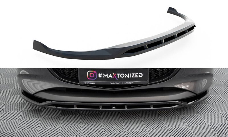 Maxton Front Ansatz V.2 Mazda 3 Mk4 schwarz Hochglanz MA-3-4-FD2G+FD2R-G