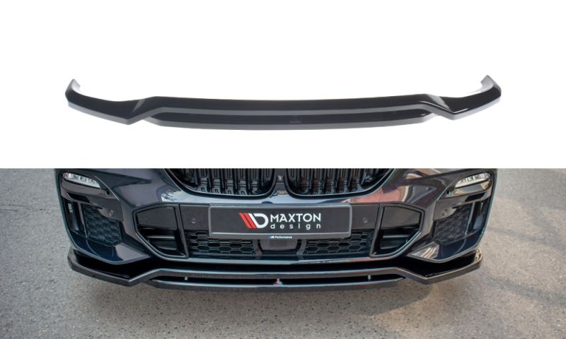Maxton Front Ansatz für BMW X5 G05 M Paket schwarz Hochglanz BM-X5-05-MPACK-FD1G+FD1R-G