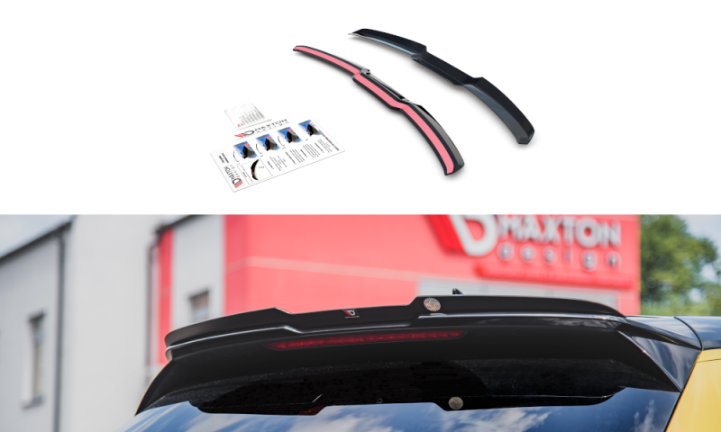 Maxton Spoiler CAP für Audi A1 S-Line GB schwarz Hochglanz AU-A1-GB-SLINE-CAP1-G