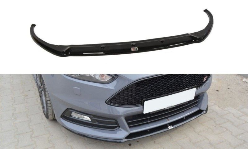 Maxton Front Ansatz für Ford Focus ST Mk3 FL (Cupra) schwarz Hochglanz FO-FO-3F-ST-CUPRA-FD1-G