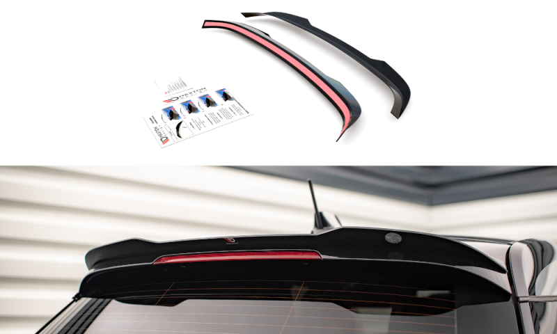 Maxton Spoiler CAP für BMW i3 Mk1 Facelift schwarz Hochglanz BM-I3-1-CAP1-G