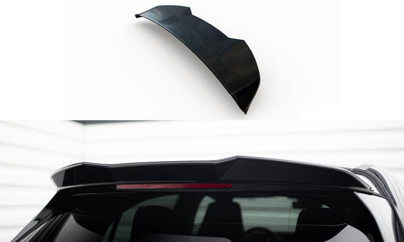 Maxton Spoiler CAP Abrisskante 3D Mercedes-AMG A35 Hatchback W177 schwarz Hochglanz ME-A-177F-35-CAP3D1-G