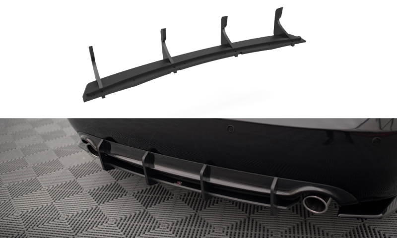 Maxton Street Pro Heckschürze für Audi A4 S-Line B7 AUA4B7CNC-RS1B