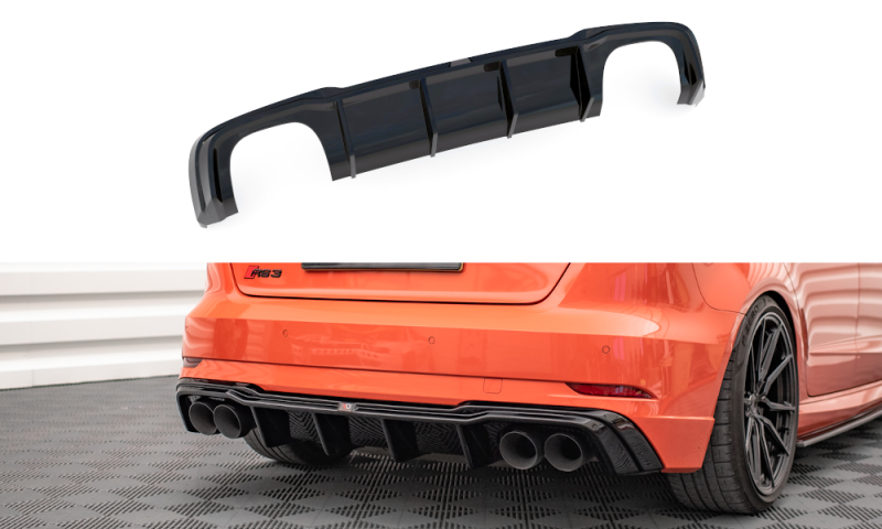 Maxton Diffusor Heck Ansatz V.2 für Audi RS3 8V Facelift AU-RS3-8VF-RS2GOO__OO