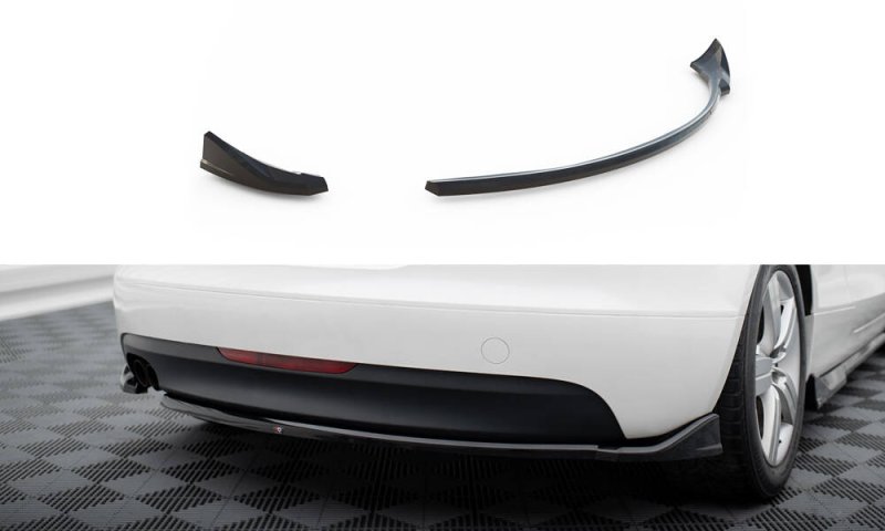 Maxton Heck Ansatz Flaps Diffusor Audi TT 8J schwarz Hochglanz AU-TT-2-RSD1-G