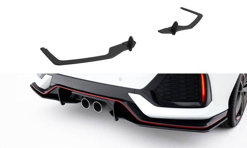Maxton Street Pro Heck Ansatz Flaps Diffusor Honda Civic Sport Mk 10 HOCI10SPORTCNC-RSD2B