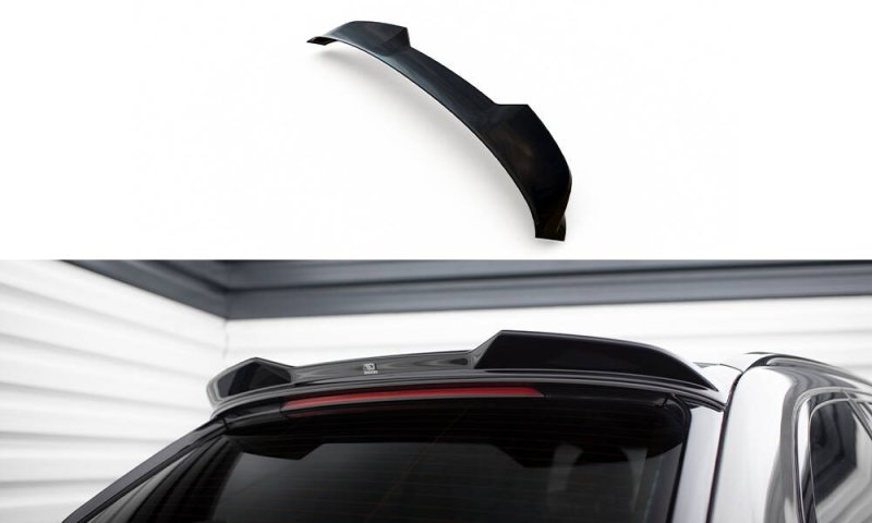 Maxton Spoiler CAP Abrisskante 3D V.1 BMW 5er Touring G31 schwarz Hochglanz BM-5-G31F-CAP1-G