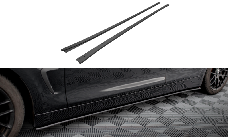 Maxton Street Pro Seitenschweller Ansatz für BMW 4er Gran Coupe F36 BM4F36GCCNC-SD1B
