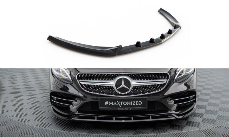 Maxton Front Ansatz V.2 Mercedes-Benz S Coupe AMG-Line C217 Facelift schwarz Hochglanz ME-S-C217-AMGLINE-C-FD2-G