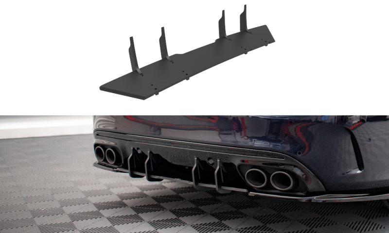 Maxton Street Pro Heckschürze für Mercedes-Benz C 43 Limousine W205 Facelift MEC205AMGCNC-RS1B