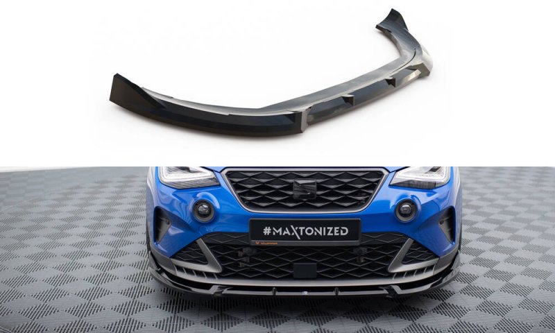 Maxton Front Ansatz Seat Arona FR Mk1 Facelift schwarz Hochglanz SE-AR-1F-FR-FD1-G