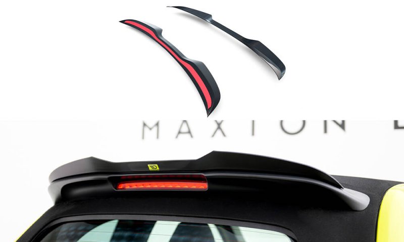Maxton Spoiler CAP Abrisskante Abarth 500e schwarz Hochglanz FI-500E-2-AB-CAP1-G